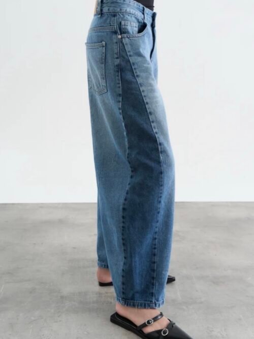 Jeans baggie combinado