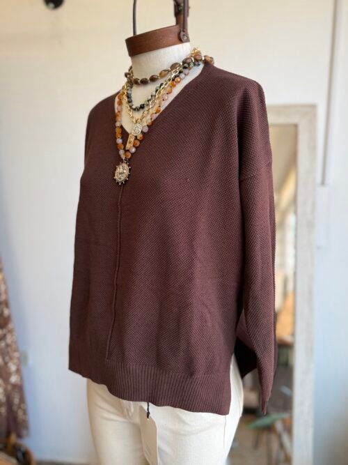 Sweater liviano waffle