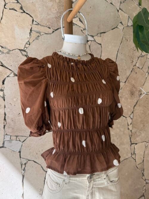 Blusa Limón lunares