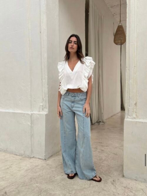 Jeans wide leg Monti
