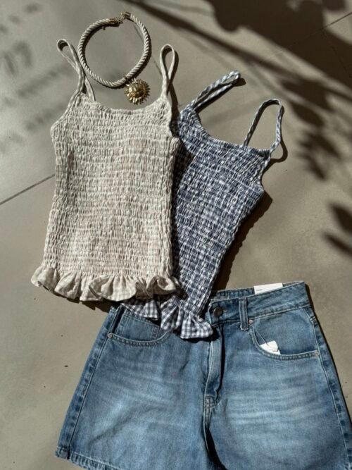 Blusa vichy Blue
